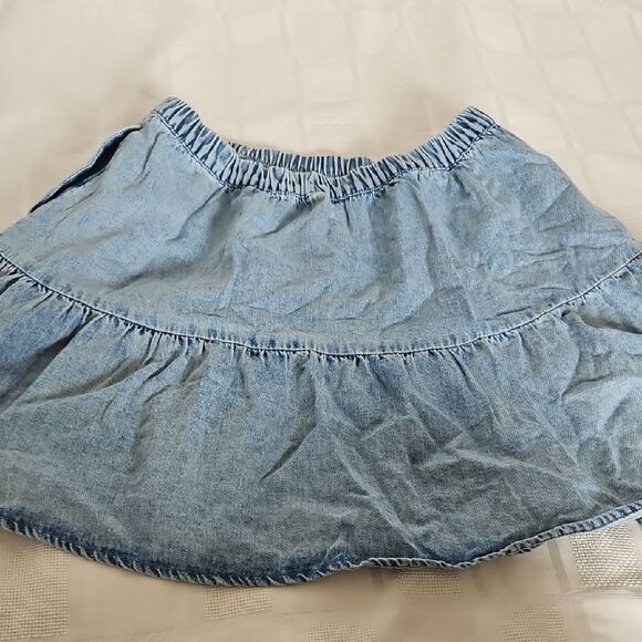 American Eagle Outfitters Blue Tiered Bubble Skirt - Picture 15 of 16